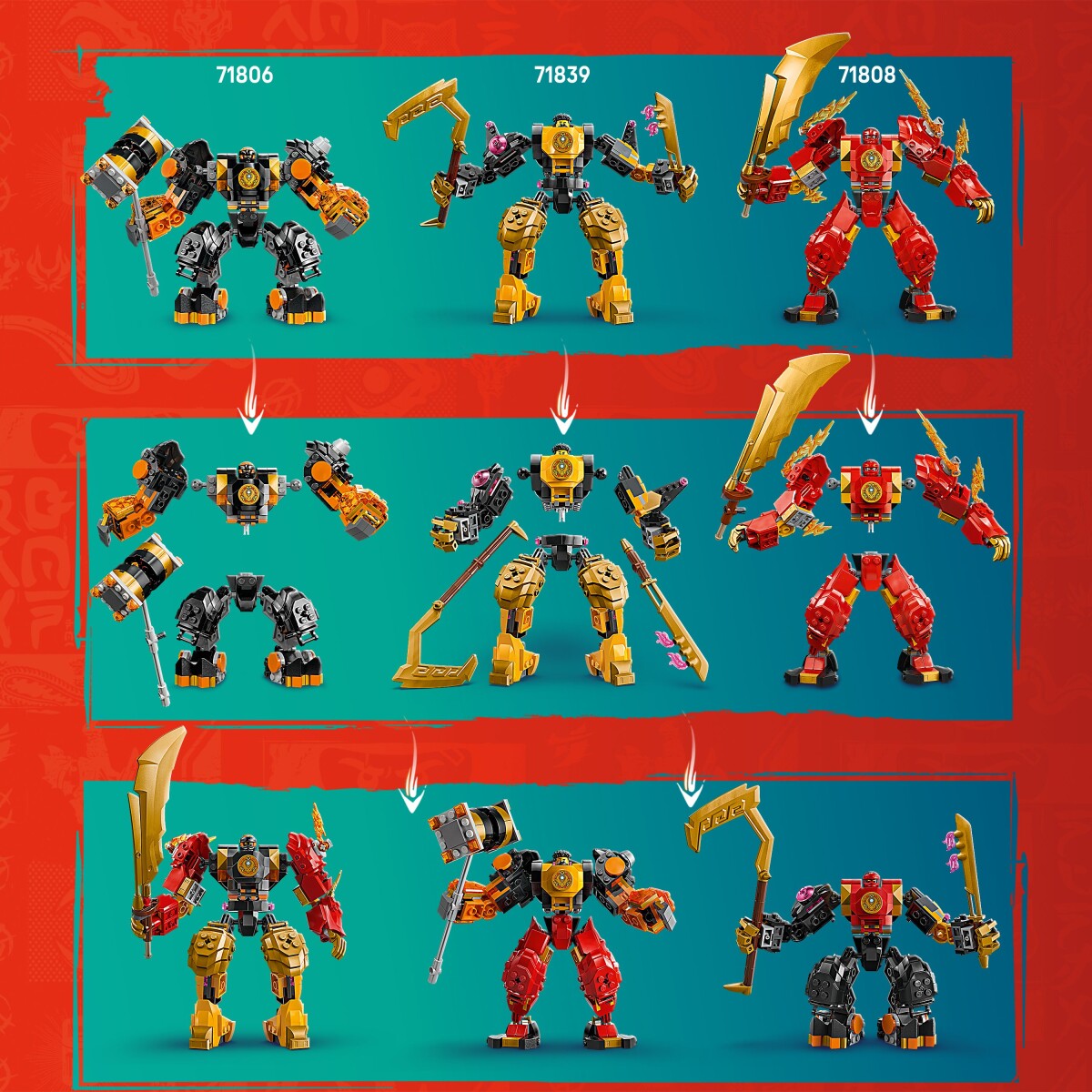 Lego Ninjago - Arins Spinjitzu-Kamprobot - 71839