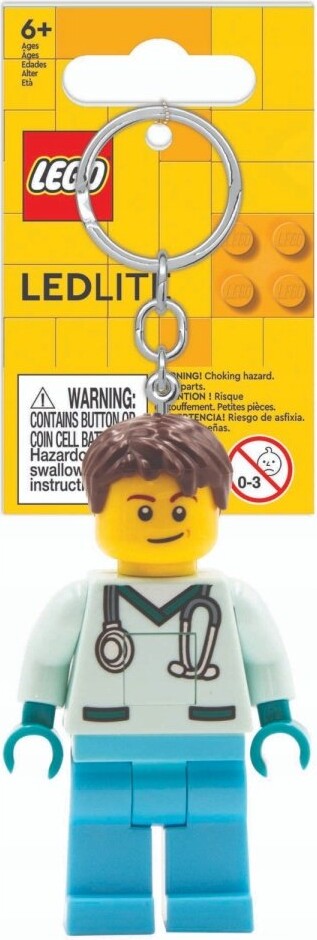 Lego - Nøglering Med Lys - Læge