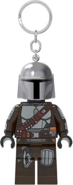 Lego Star Wars - Nøglering Med Lys - The Mandalorian - 9 Cm