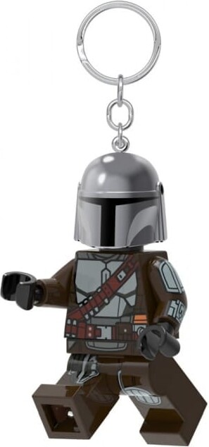 Lego Star Wars - Nøglering Med Lys - The Mandalorian - 9 Cm