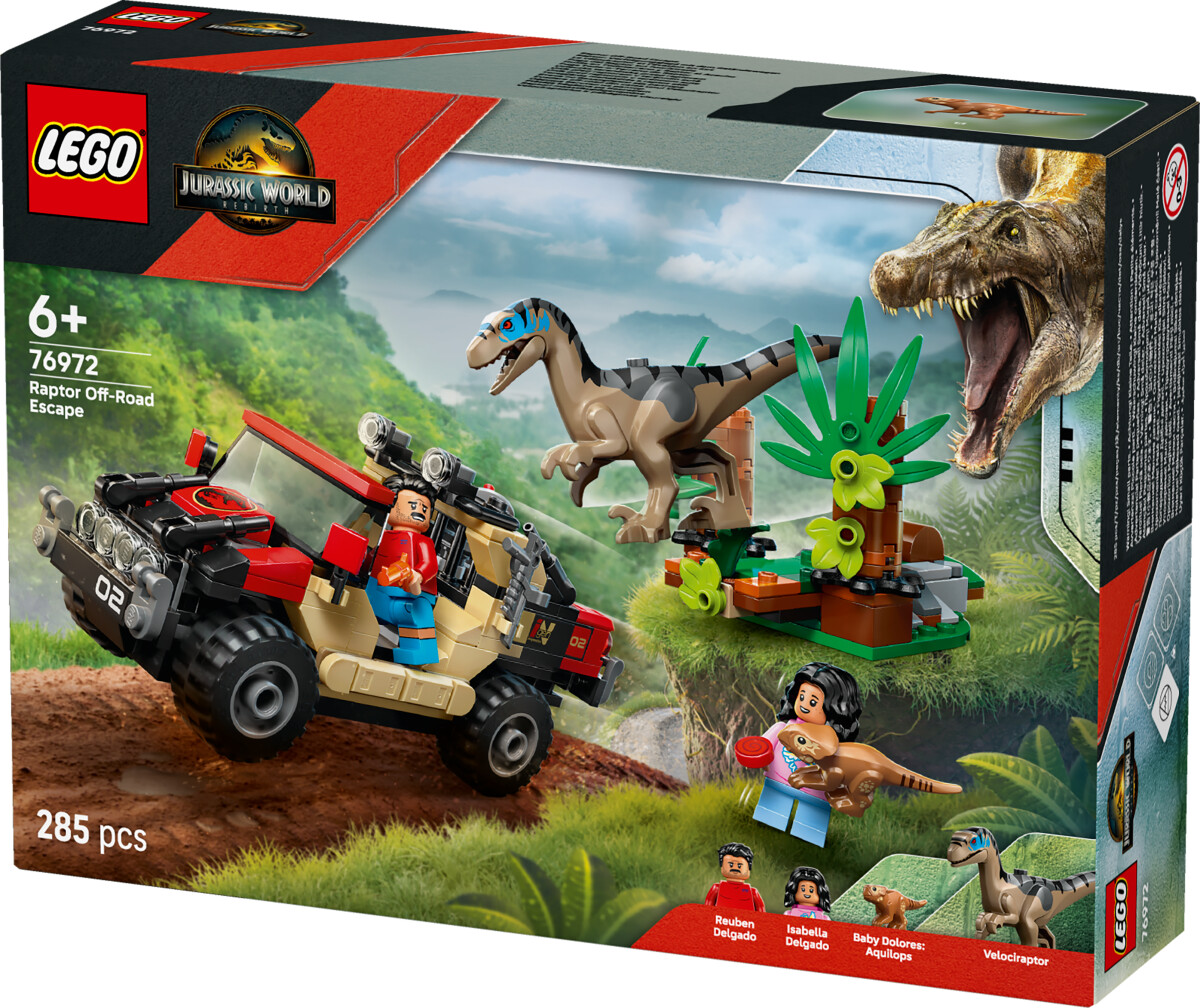 Lego Jurassic World - Raptor Off-Road Escape - 76972