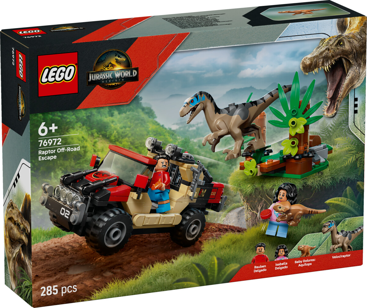 Lego Jurassic World - Raptor Off-Road Escape - 76972