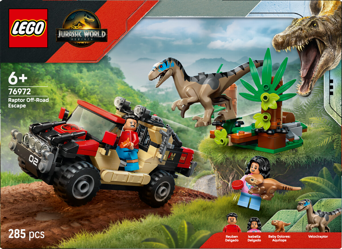 Lego Jurassic World - Raptor Off-Road Escape - 76972