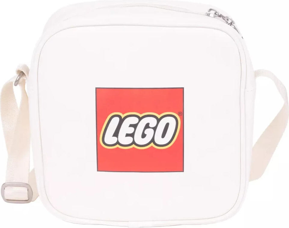 Lego - Retro Logo Skuldertaske Til Børn - Hvid