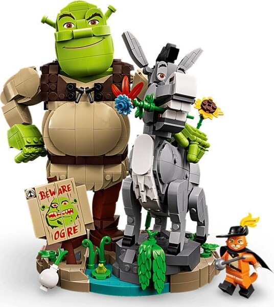 Lego - Shrek Æsel Og Den Bestøvlede Kat 72423