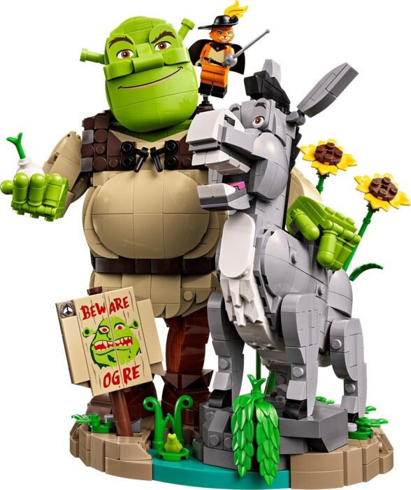 Lego - Shrek Æsel Og Den Bestøvlede Kat 72423