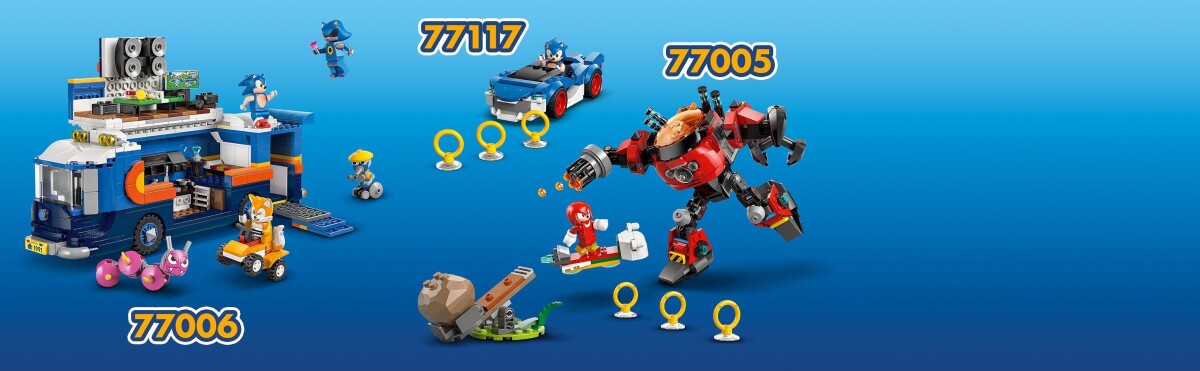Lego 77118 - Silver S Car Vs Knuckles Monster Truck - Sonic