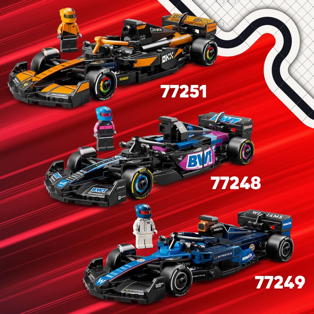 Lego Speed Champions - Moneygram Haas F1 Team Vf-24 Racerbil - 77250