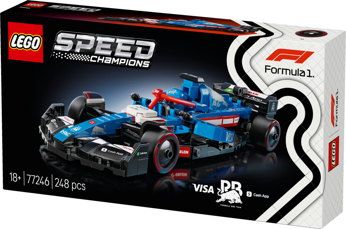 Lego Speed Champions - Visa Cash App Rb Vcarb 01 F1 Racerbil - 77246