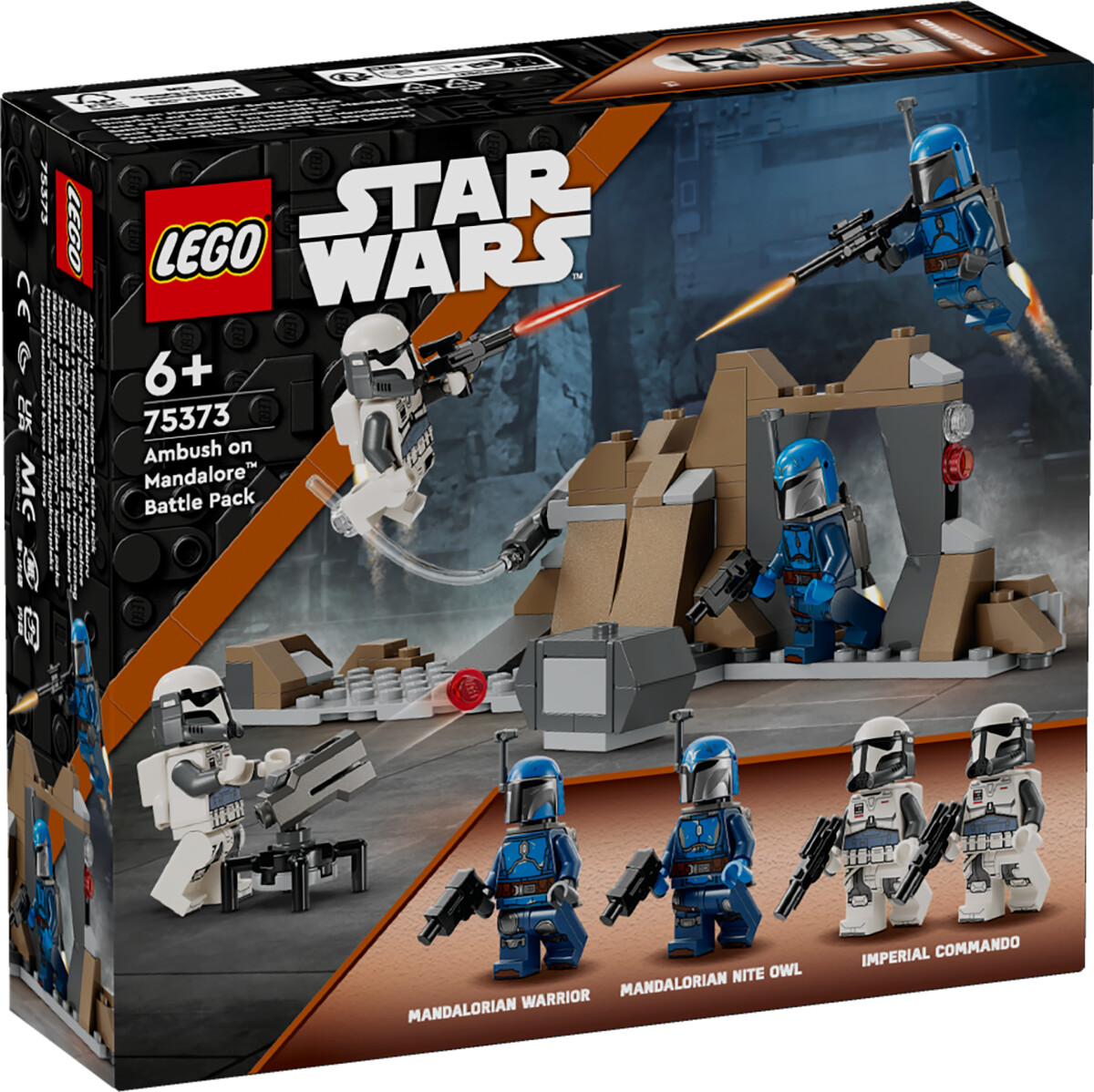 Lego Star Wars - Battle Pack Med Bagholdet På Mandalore - 75373