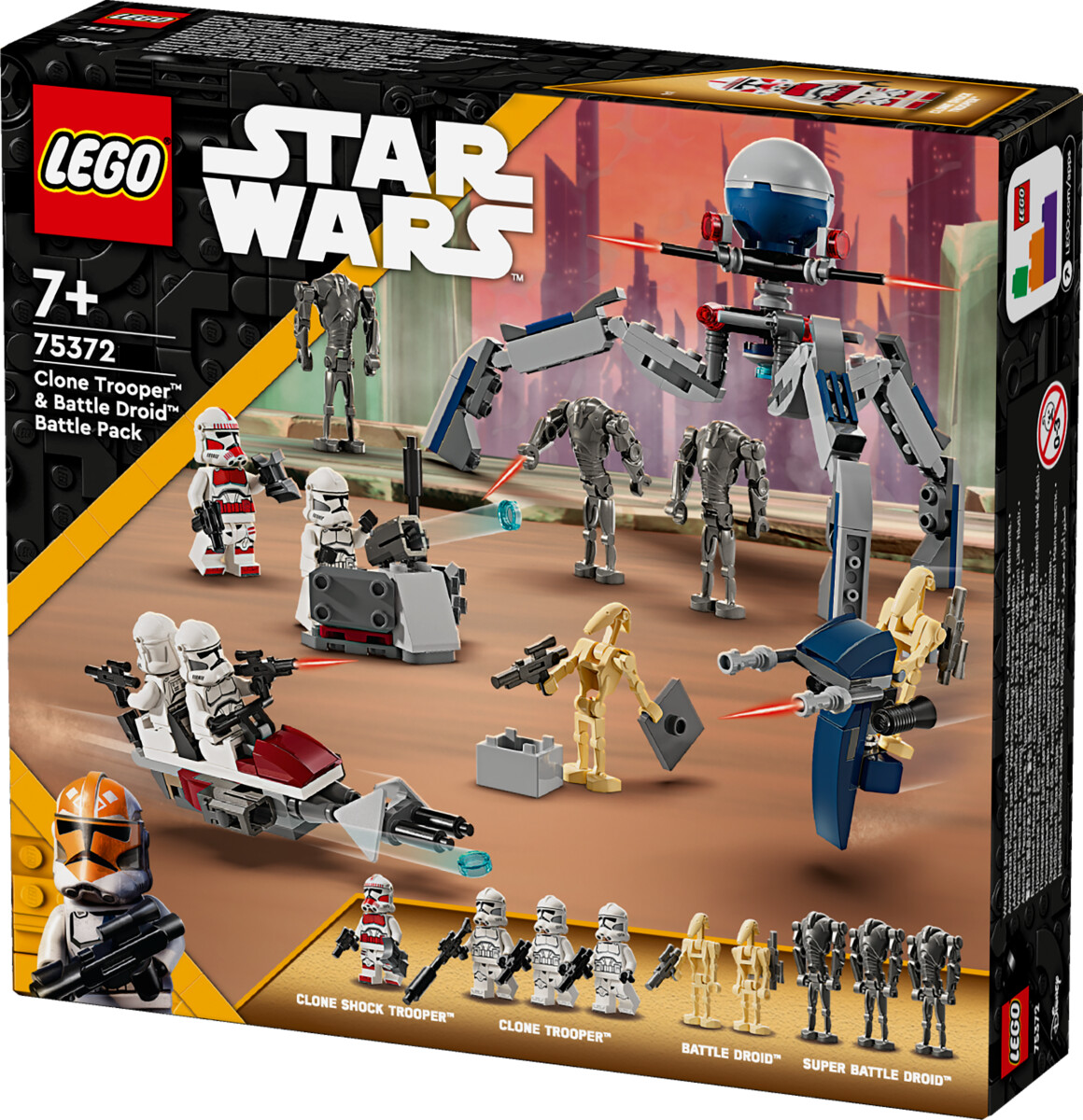 Lego Star Wars - Battle Pack Klonsoldater Og Kampdroider - 75372