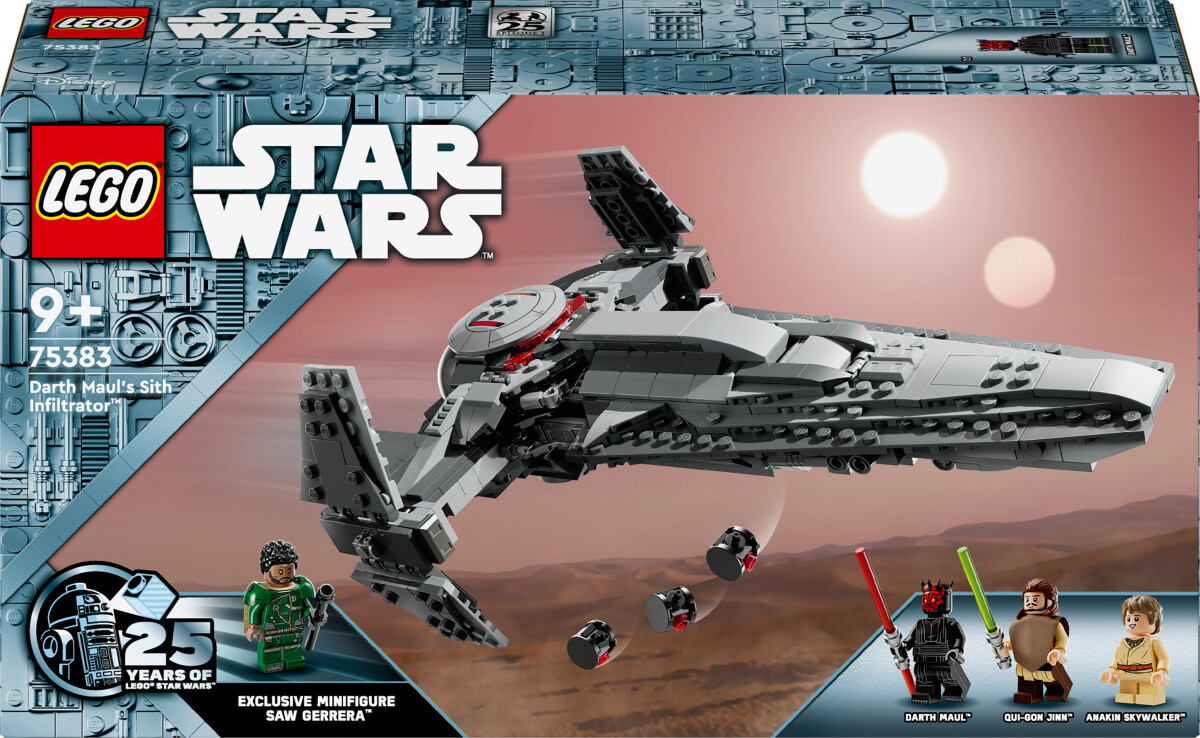 Lego 75383 - Darth Mauls Sith Infiltrator - Star Wars - 25 Years