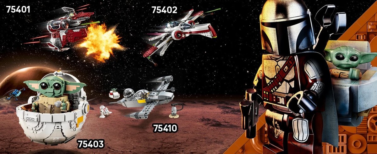 Lego Star Wars - Grogu Med Svævevogn - 75403