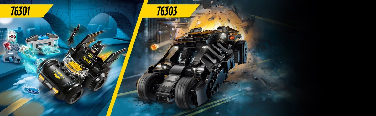 Lego - Super Heroes - Batmans Tumbler Mod Two-Face Og Jokeren 76303