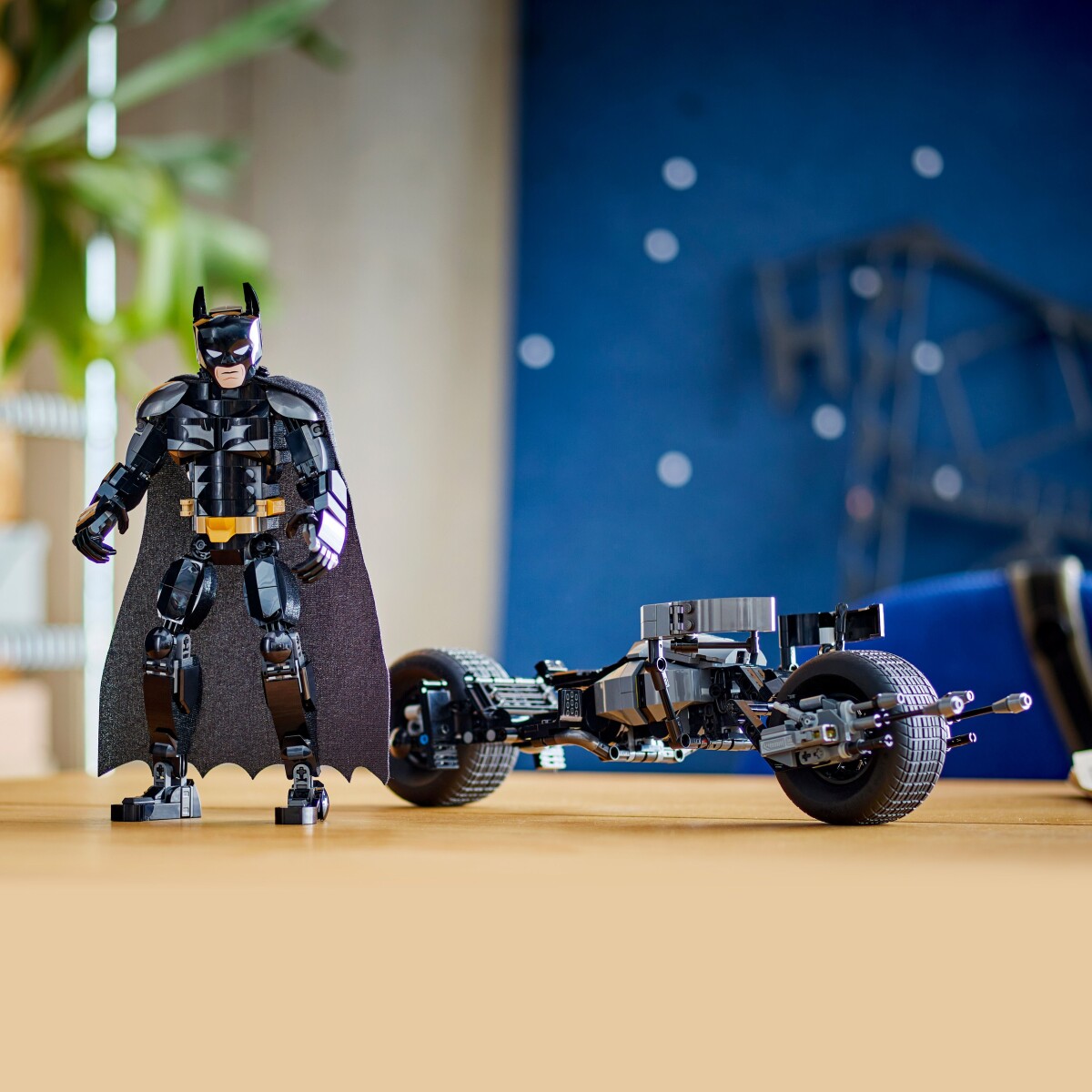Lego Batman - Byg Selv Figur Af Batman Og Batpod Motorcyklen - 76273