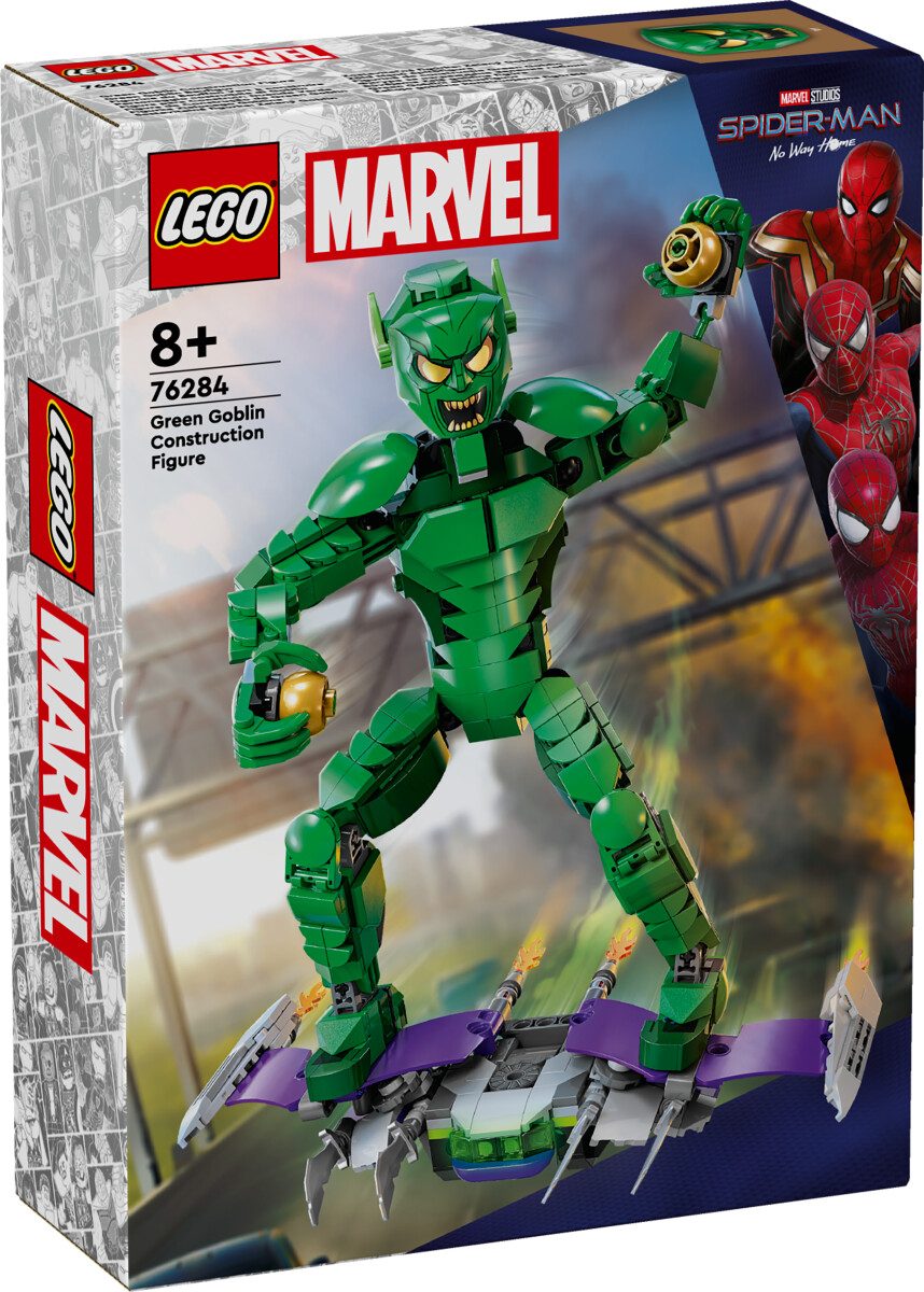 Lego Marvel - Byg Selv Figur Af Green Goblin - 76284