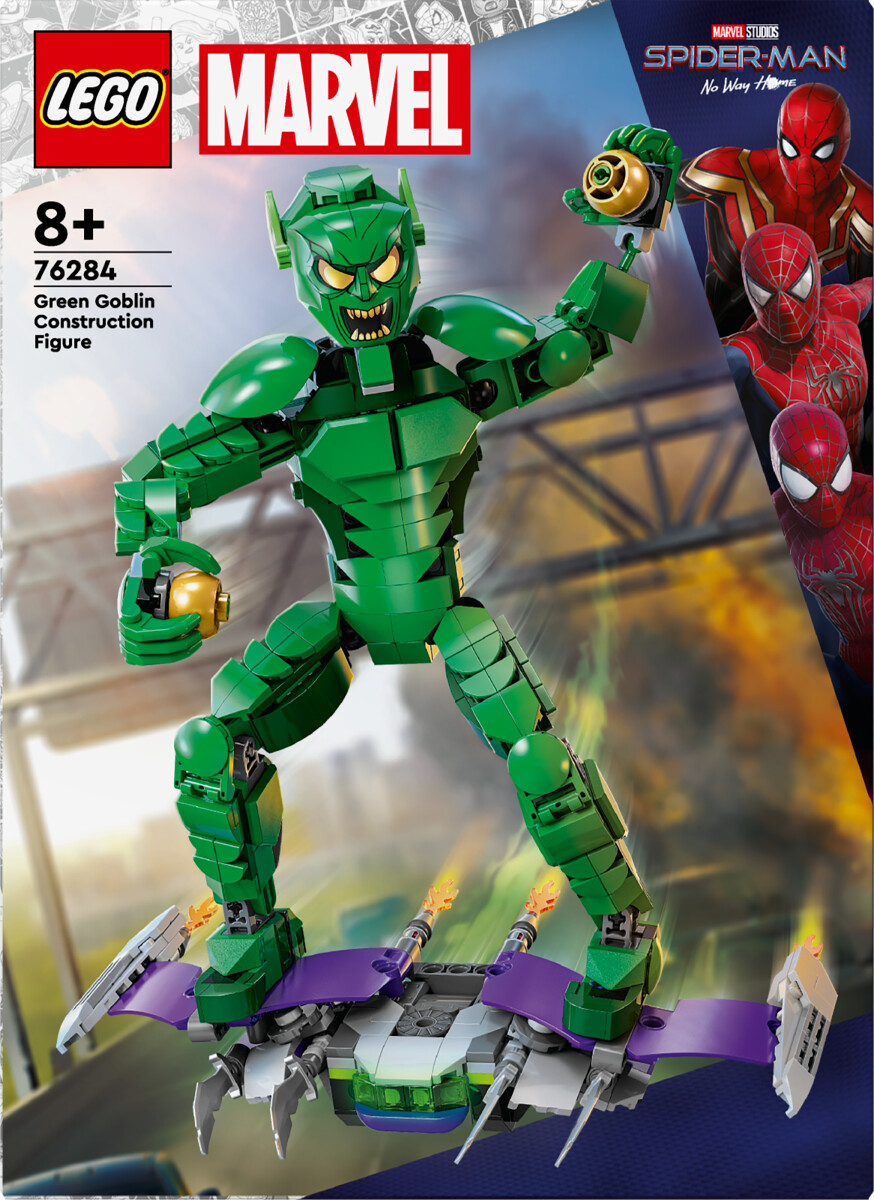 Lego Marvel - Byg Selv Figur Af Green Goblin - 76284