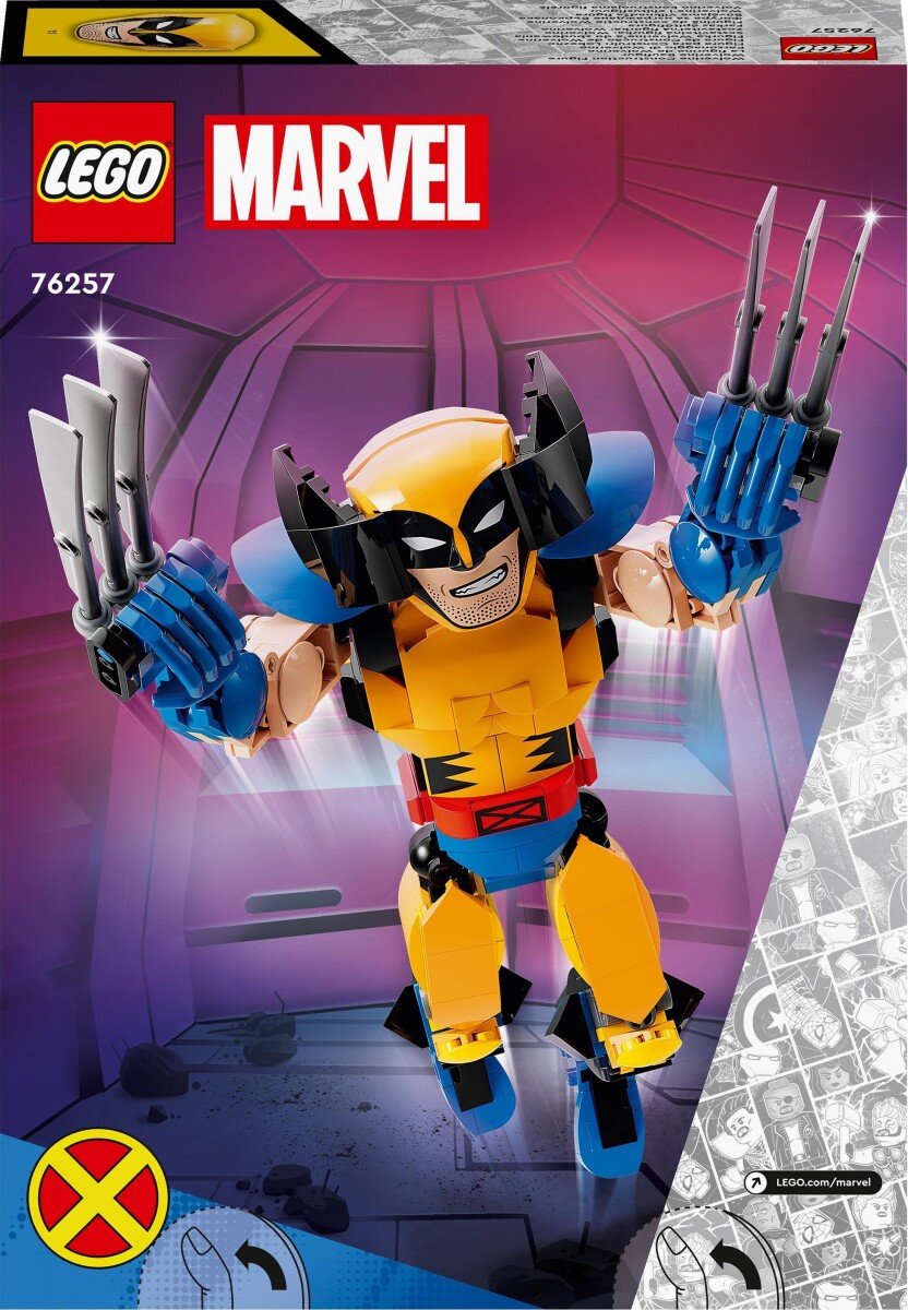 Lego Marvel X-Men - Wolverine Figur - Byg Selv - 76257