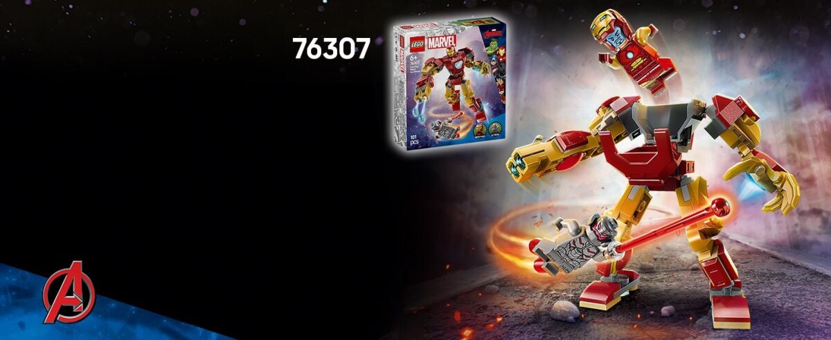 Lego Marvel - Marvel Logo Og Minifigurer - 76313