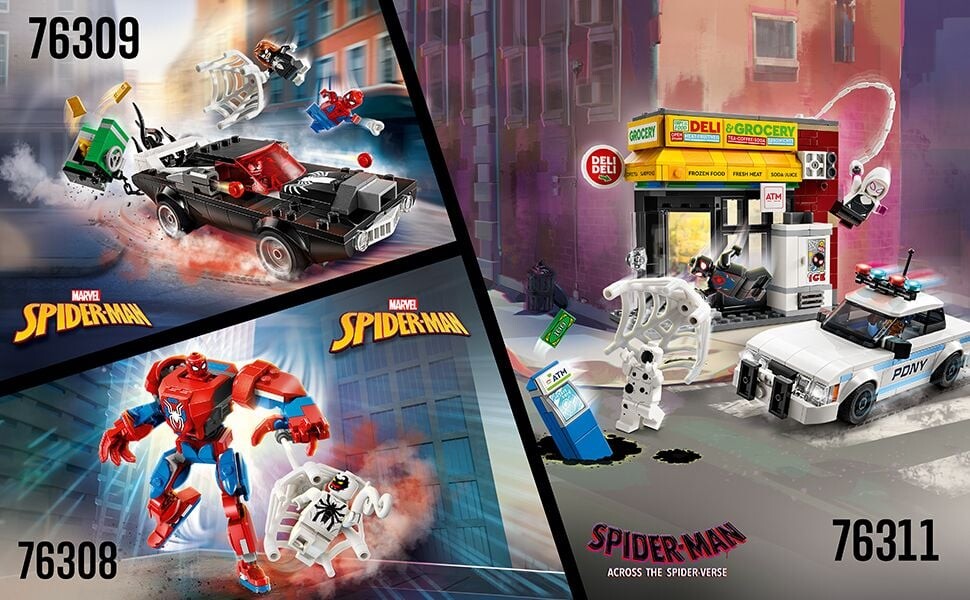 Lego Marvel Spiderman - Spider-Man Mod Venom Muskelbil - 76309