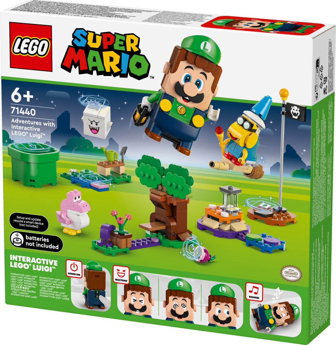 Lego Super Mario - Eventyr Med Interaktiv Lego Luigi - 71440