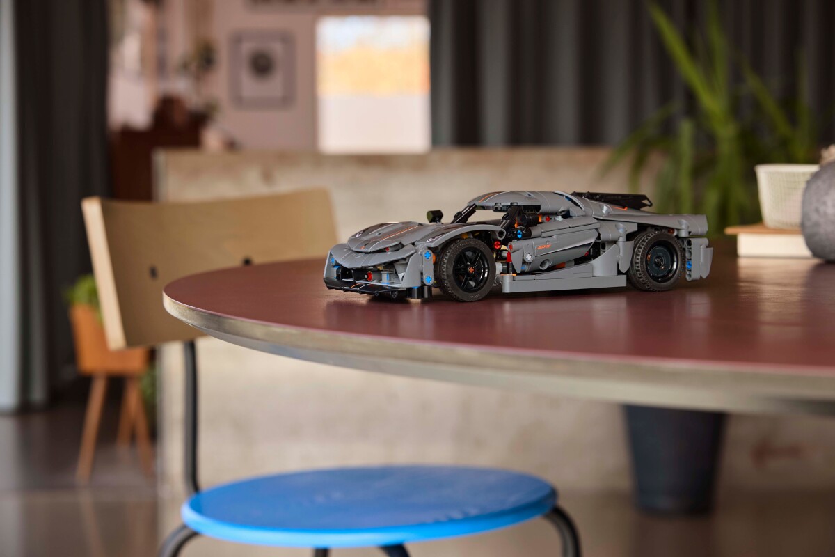 Lego Technic - Koenigsegg Jesko Absolut Hyperbil - Grå - 42173