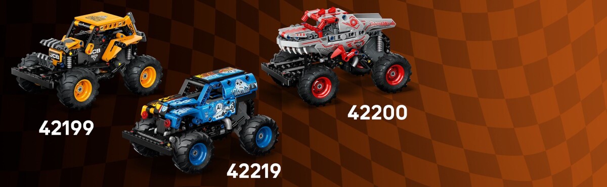 Lego 42220 - Monster Jam Sparkle Smash Pull-Back - Technic