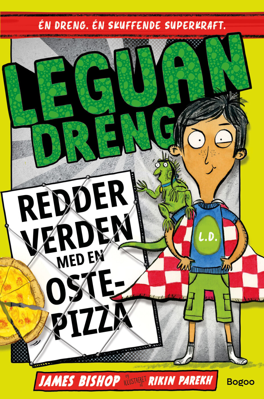 Leguandreng Redder Verden Med En Ostepizza