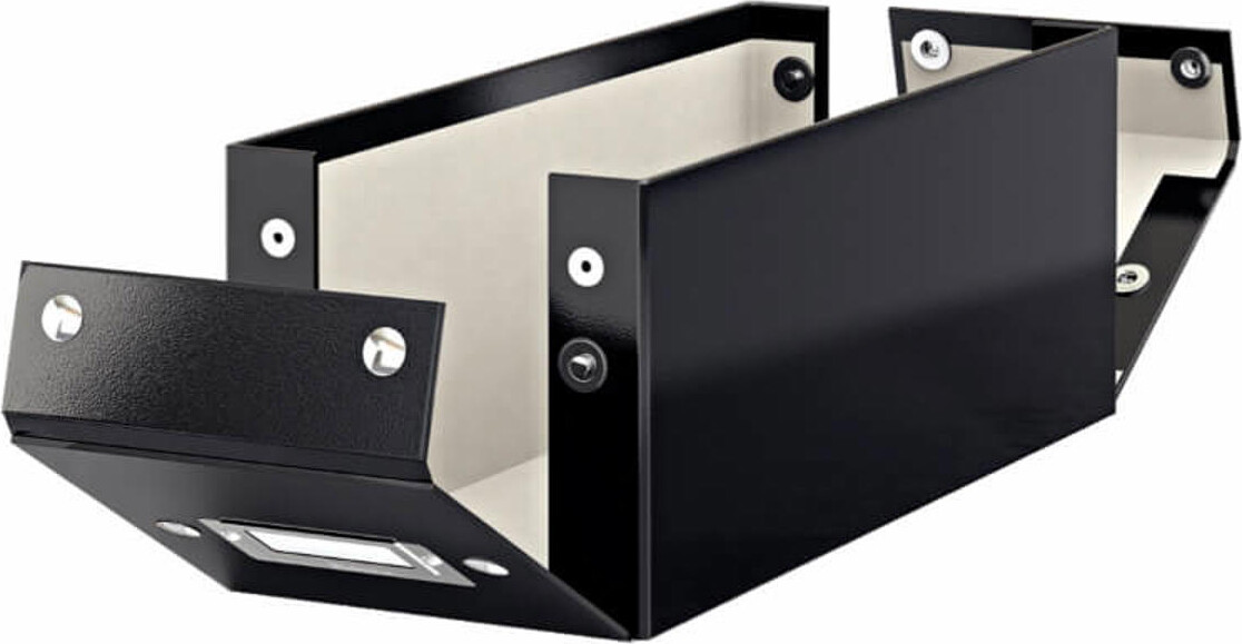 Leitz - Cd Opbevaringskasse Med Låg - Click Store - Sort