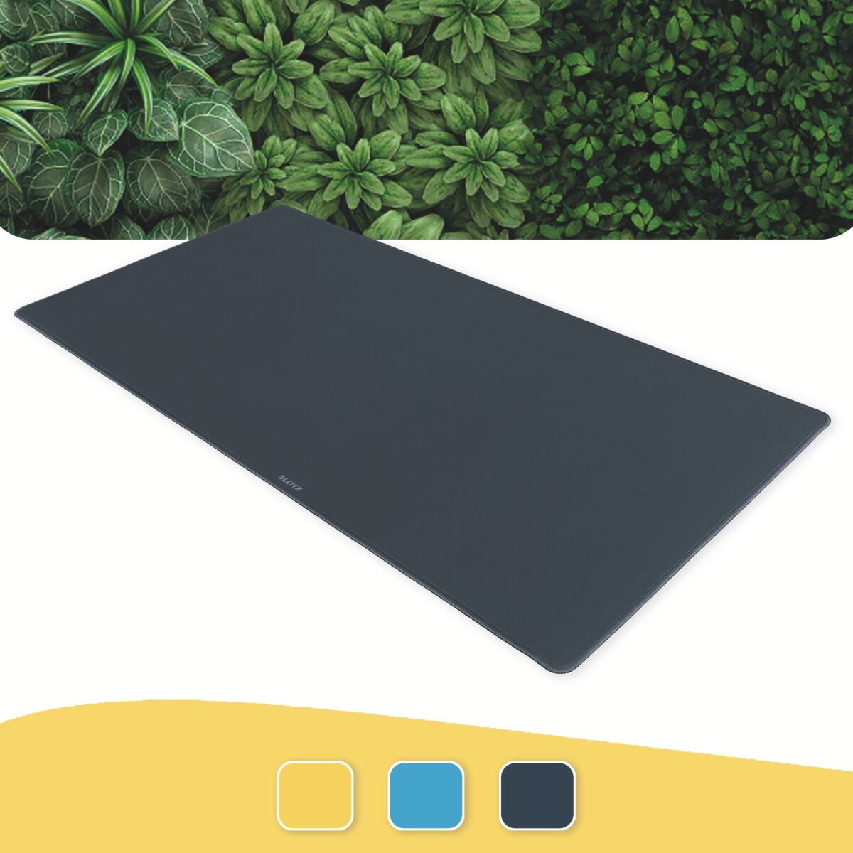 Leitz - Musemåtte - Xxl - 80X40 Cm - Grå