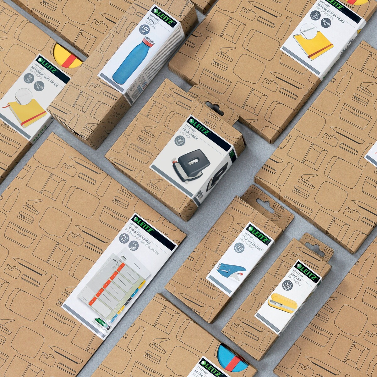 Leitz - Cosy Tape Dispenser Inkl Tape - Grå