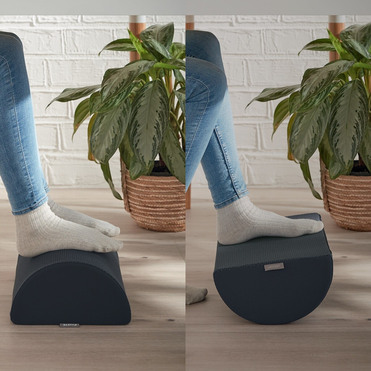 Leitz - Cozy Fodstøtte - Ergonomisk - Grå