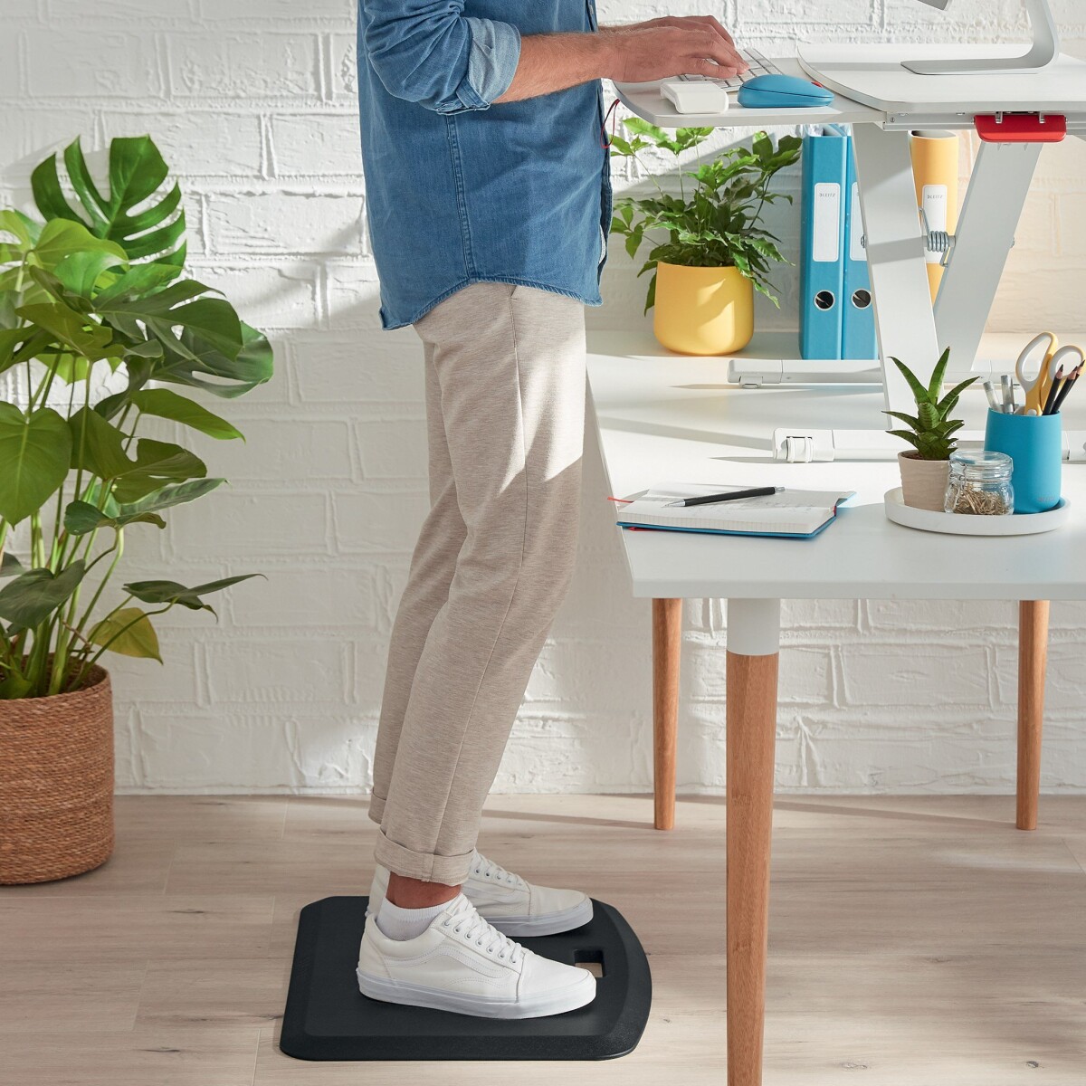 Leitz - Ergo Active Anti-Fatigue Måtte - 45X56 Cm - Grå
