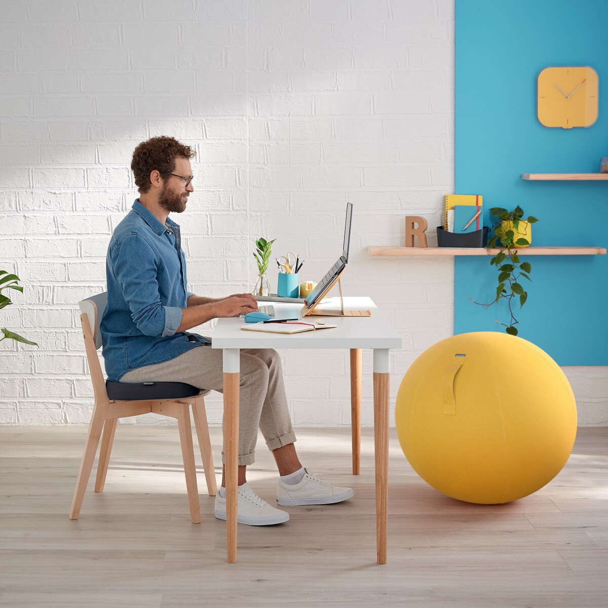 Leitz - Ergo Cozy Siddepude - Grå