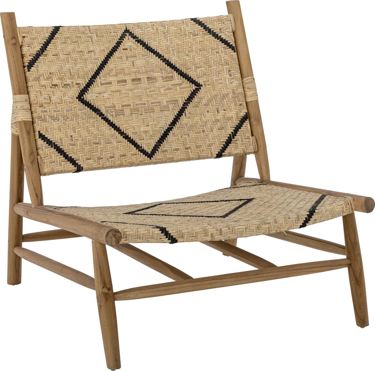 Creative Collection - Lennox Loungestol - Natur - Teak Træ