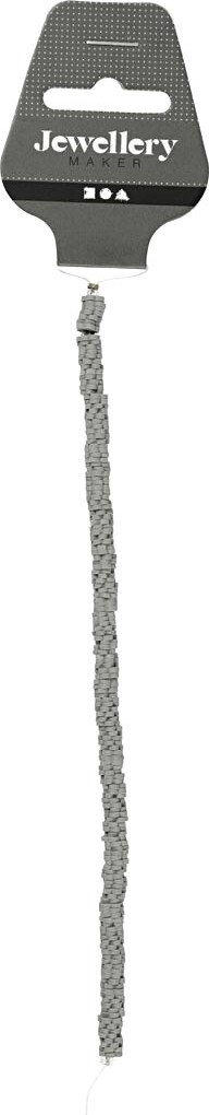 Lerperler - Ø 5-6 Mm - Hulstr 2 Mm - Grå - 145 Stk