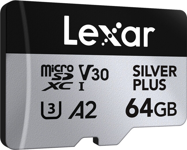 Lexar - Microsdxc Professional Silver Plus Uhs-Iu3A24K R205W100 V30 - 64Gb