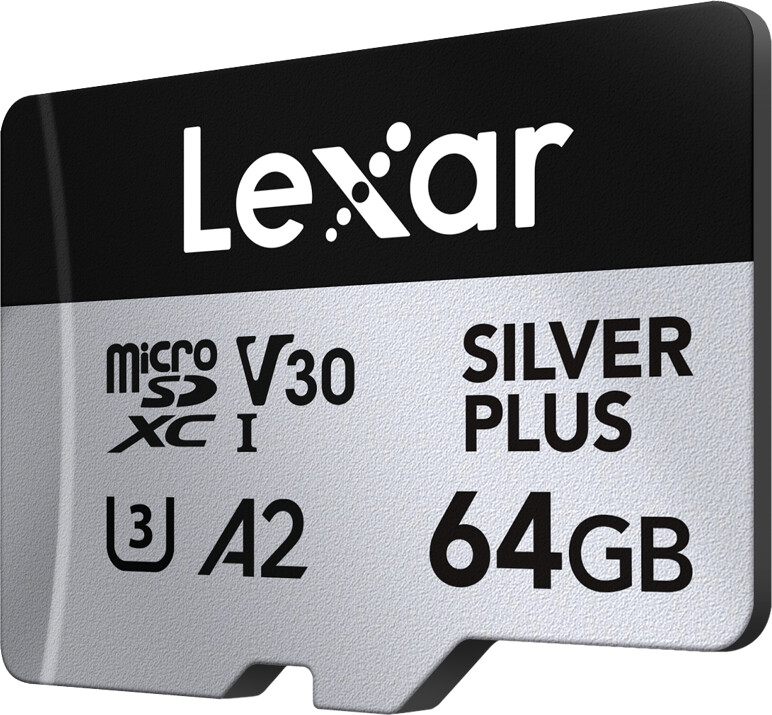 Lexar - Microsdxc Professional Silver Plus Uhs-Iu3A24K R205W100 V30 - 64Gb