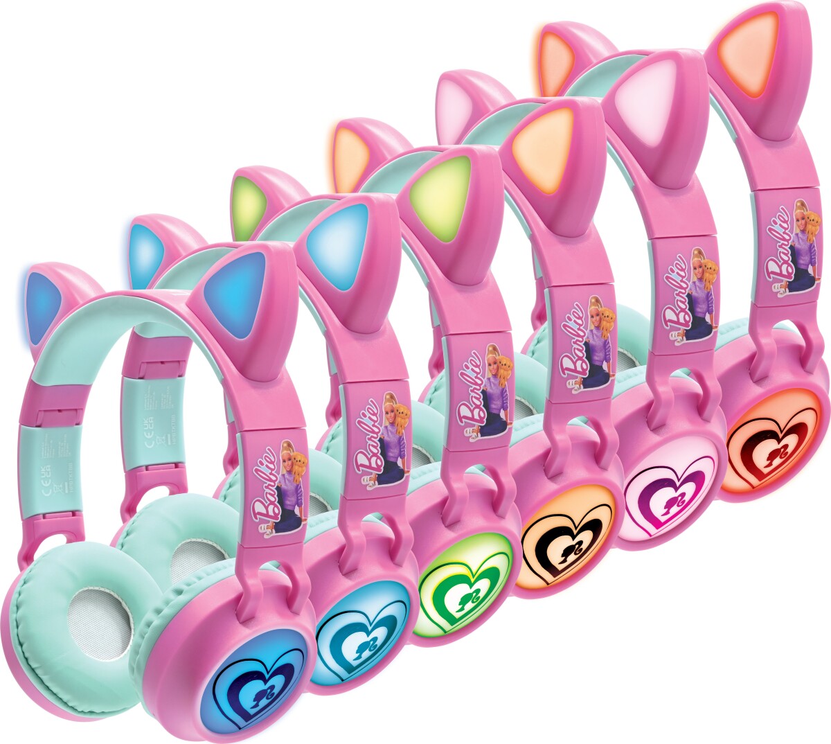 Lexibook - Barbie - Bluetooth Høretelefoner Med Lys Til Børn