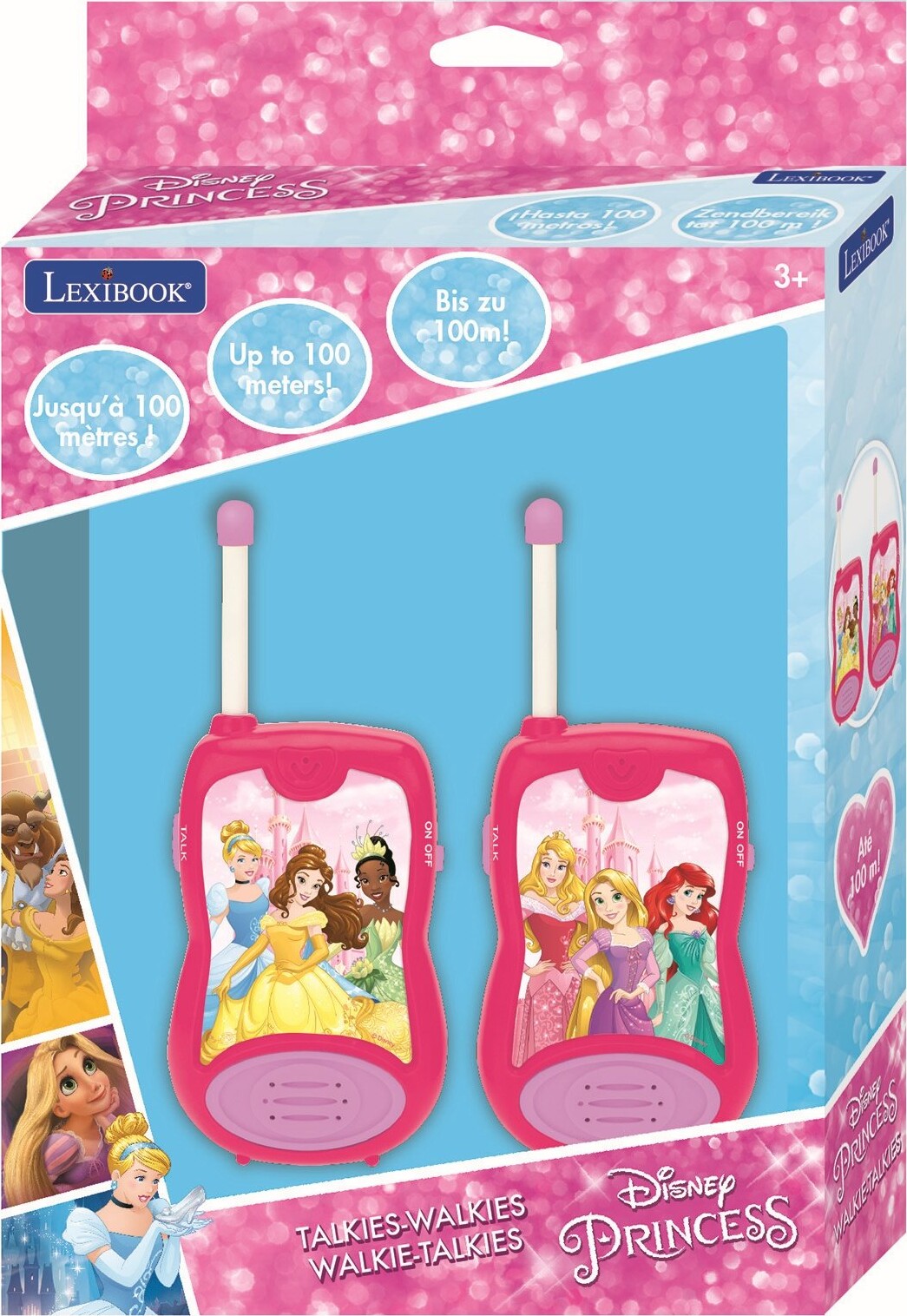 Disney Princess Walkie Talkie Sæt - 120 M - Lexibook | Se tilbud og køb ...