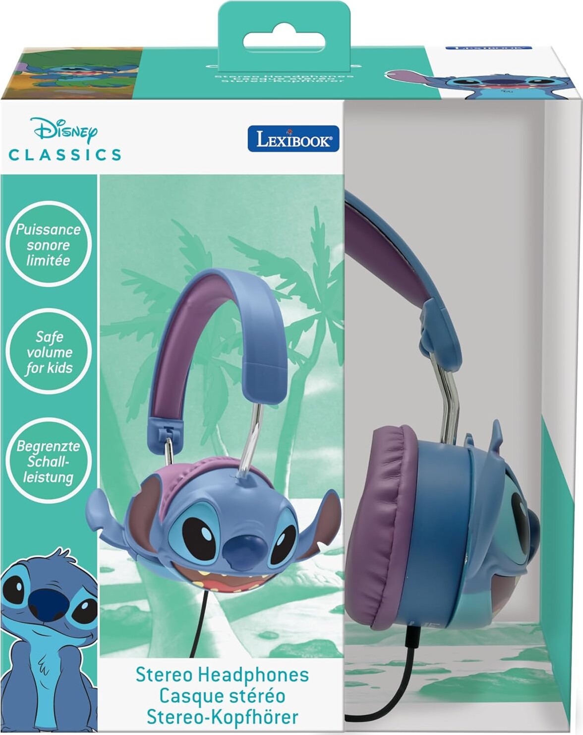 Stitch - Høretelefoner - Foldbare - Disney - Lexibook