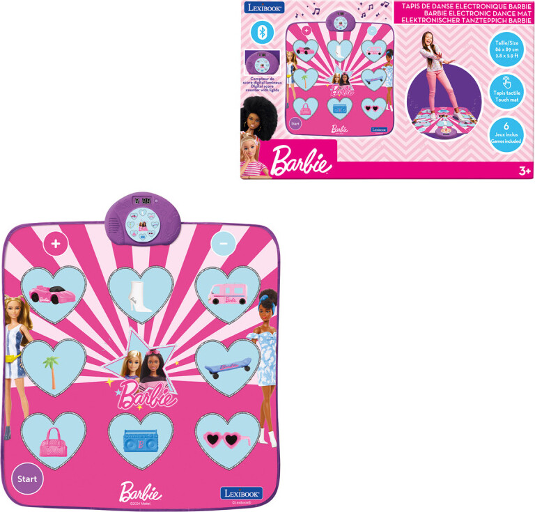 Lexibook - Barbie Electronic Dance Mat - Bluetooth Dansemåtte
