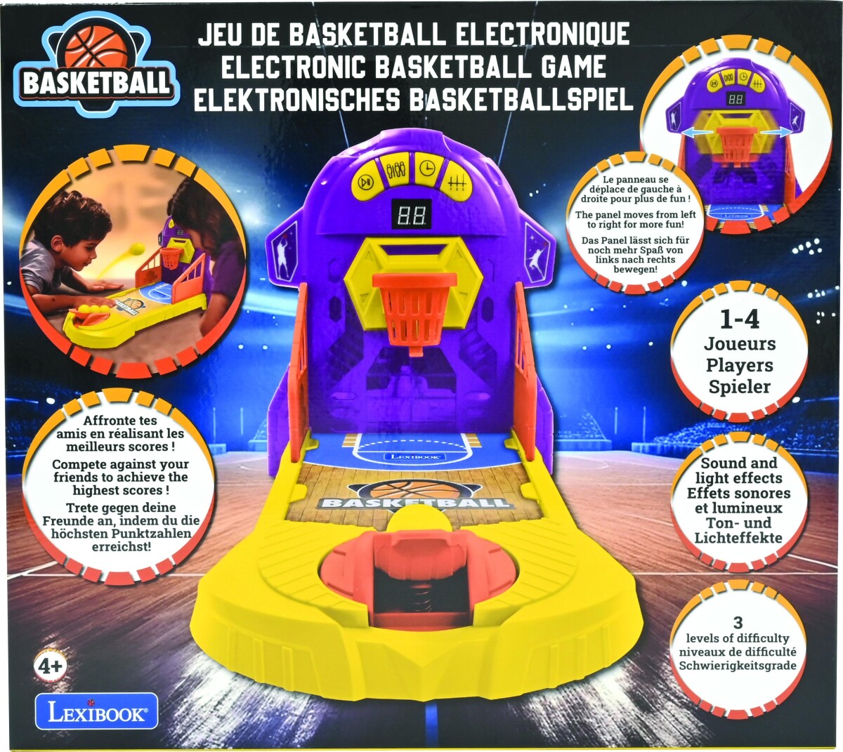 Lexibook - Elektronisk Basketball Spil - Med Lys Lyd