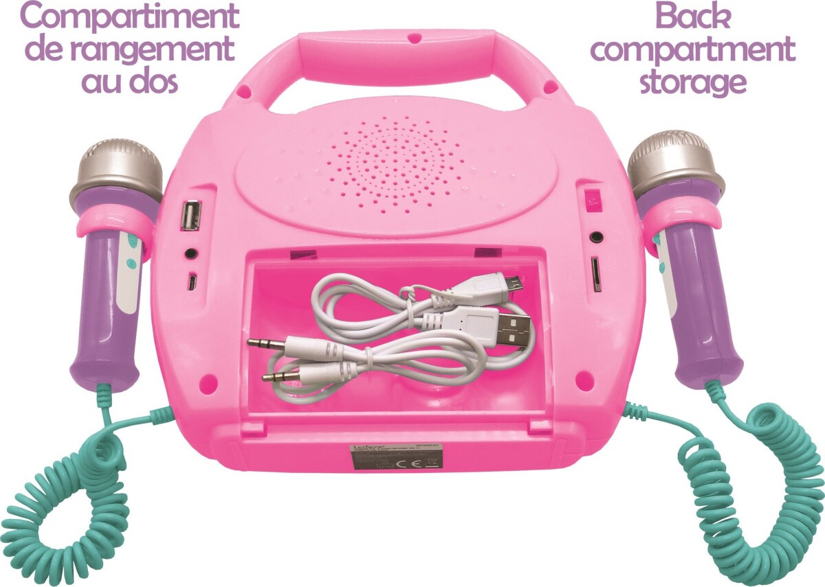 Bluetooth Højtaler Med 2 Mikrofoner - Enhjørning - Lexibook