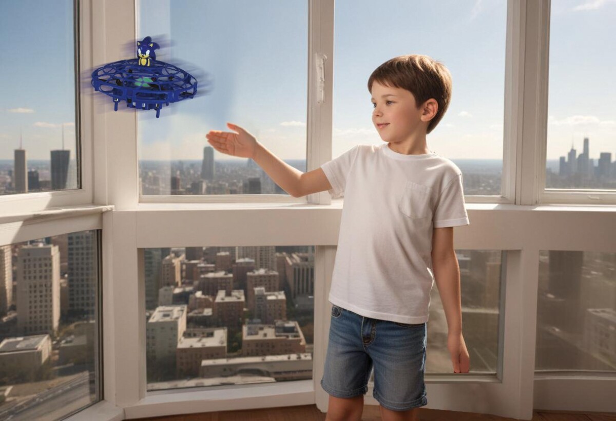 Lexibook - Flying Sonic - Drone Med Figur