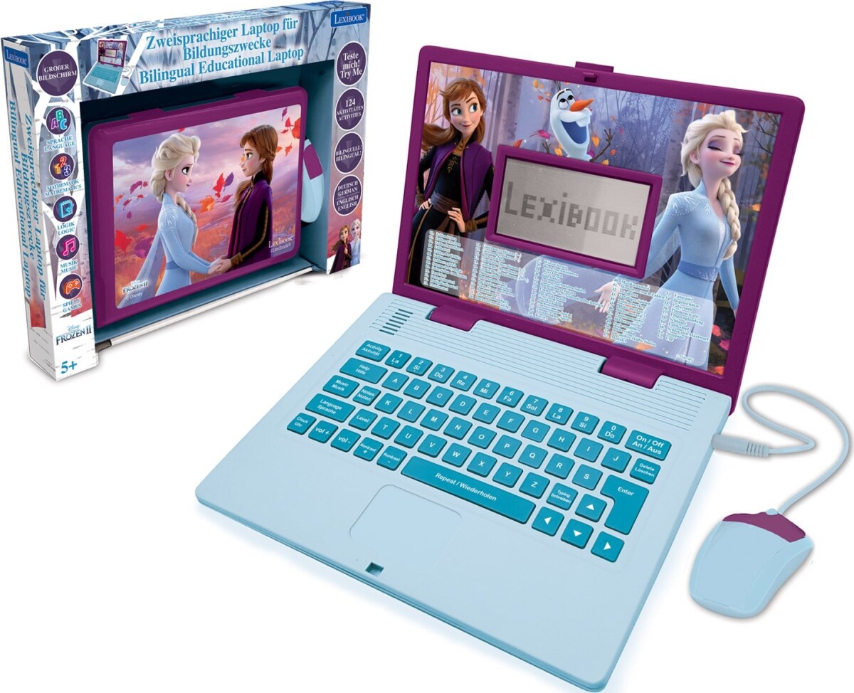 Lexibook - Frost Lærings Computer - Tosproget - Tysk Og Engelsk