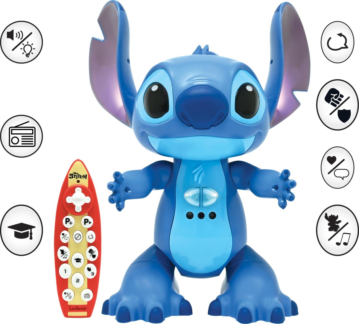 Lexibook - Interaktiv Stitch Robot - Rc Fjernstyret Med Stemme