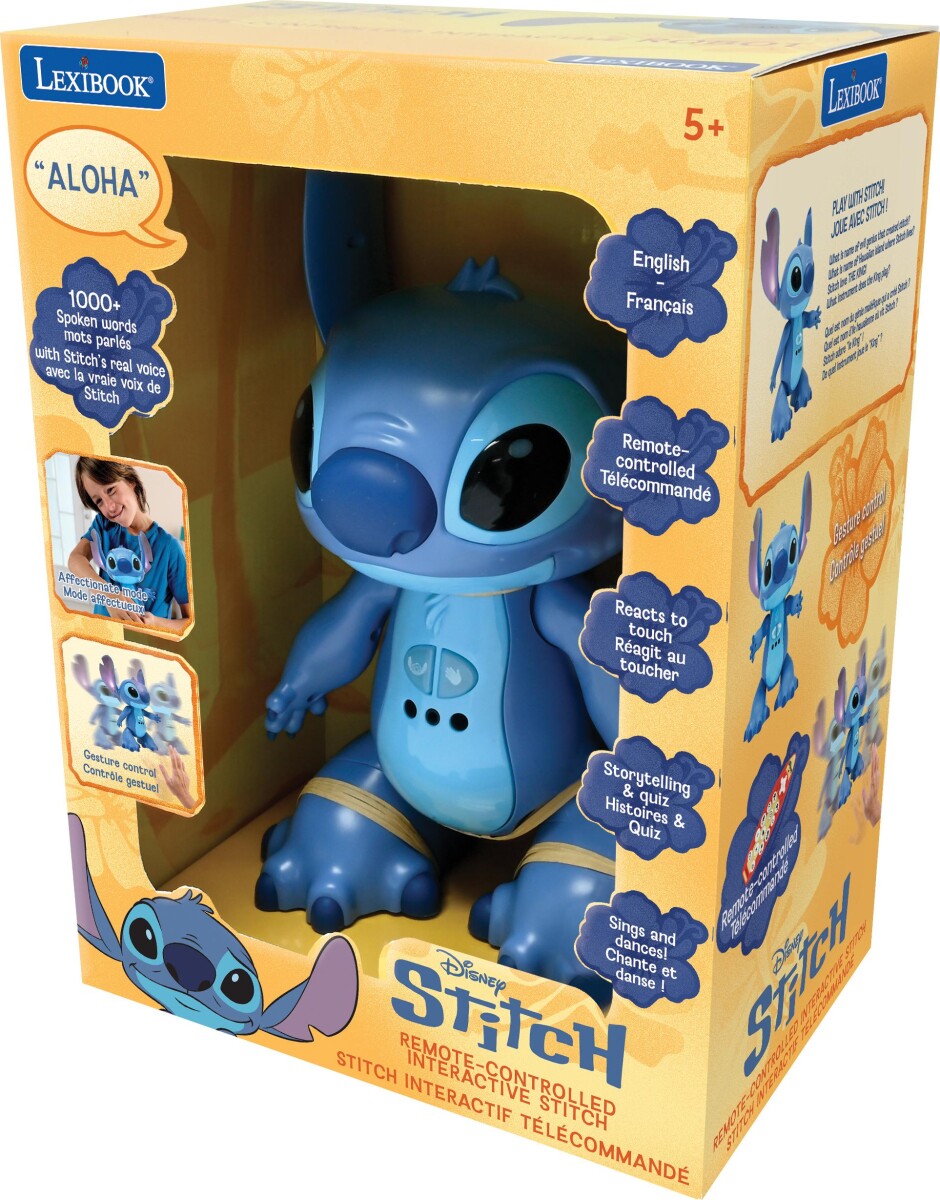 Lexibook - Interaktiv Stitch Robot - Rc Fjernstyret Med Stemme