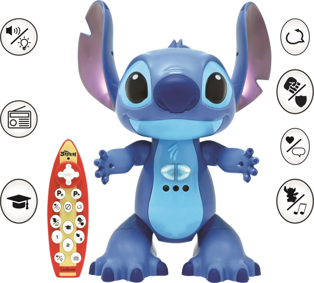 Lexibook - Fjernstyret Disney Stitch Robot - Over 1000 Danske Ord