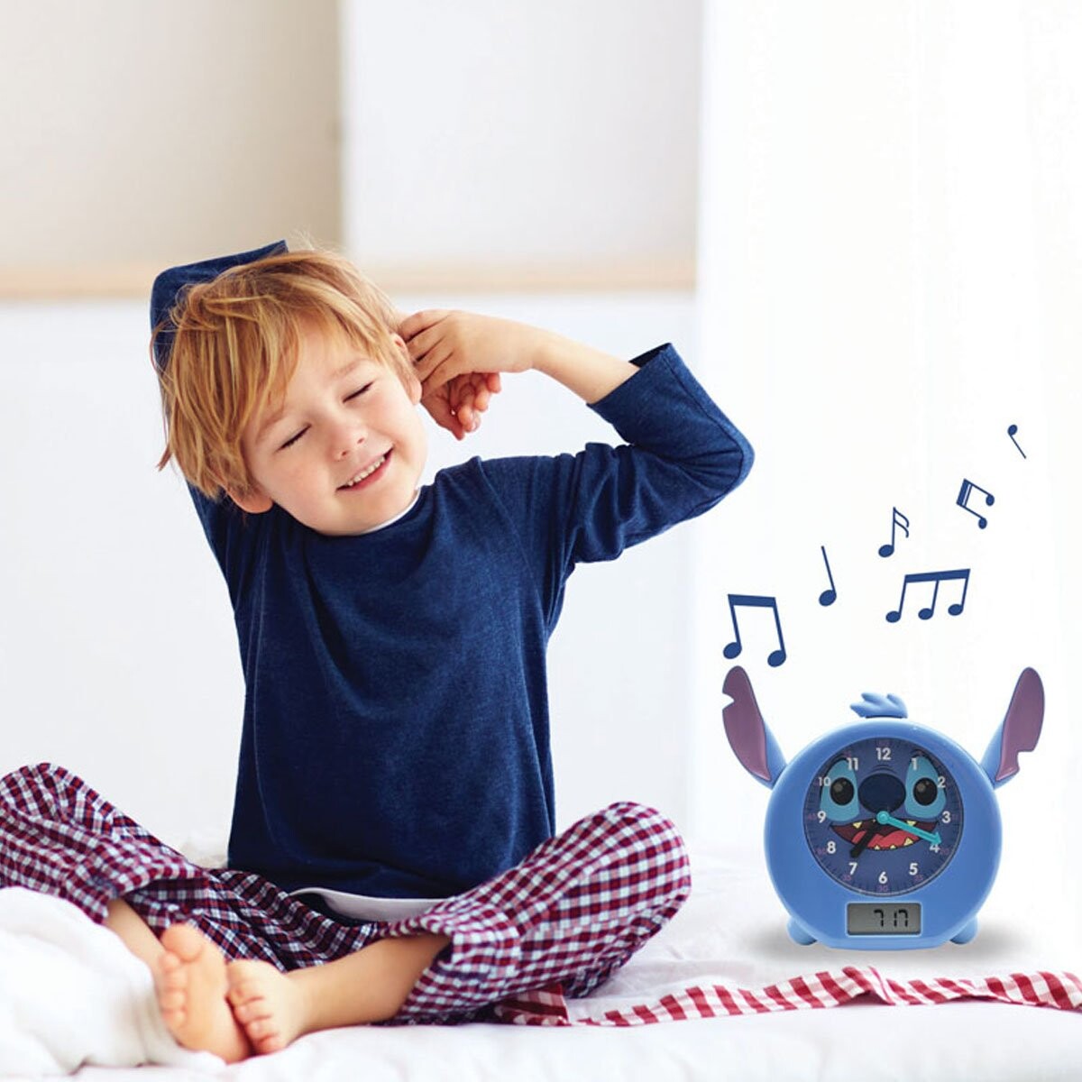 Stitch - Vækkeur Med Lys Og Melodier - Lexibook